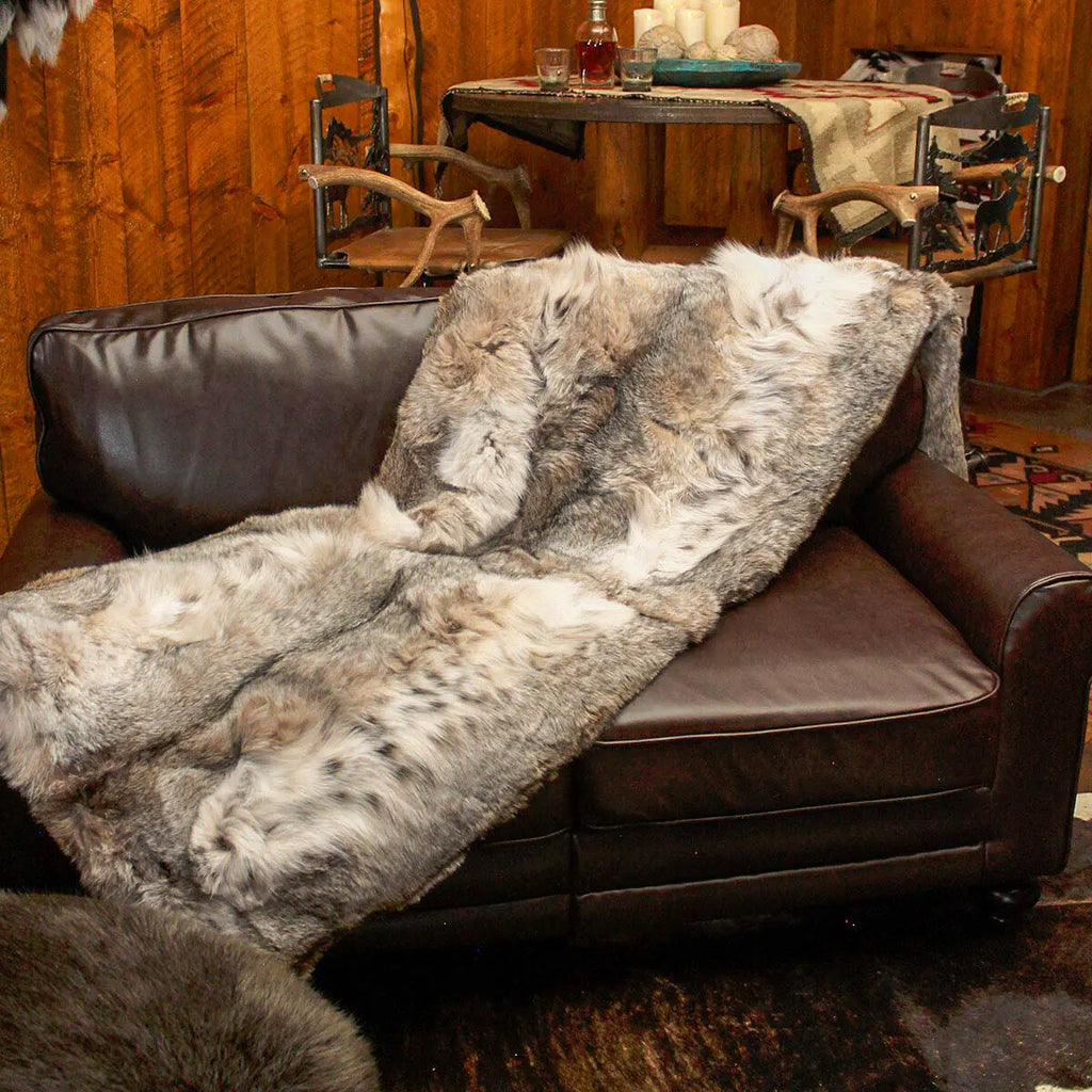 Alaskan Red Fox Fur Blankets & Throws