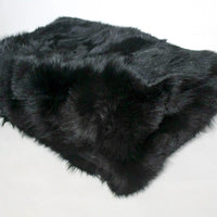 Black Bear Fur Blanket