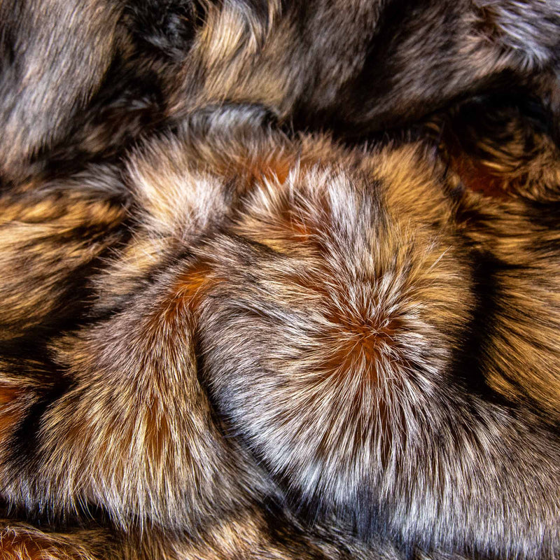 Scandinavian Crystal Fox Fur Blankets & Throws