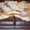 Scandinavian Sun Glo Fox Fur Blankets & Throws
