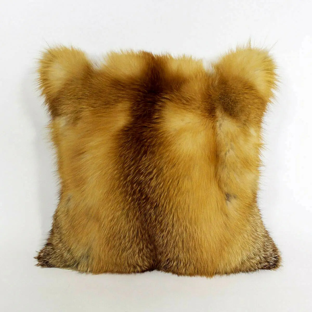 Fox fur pillow