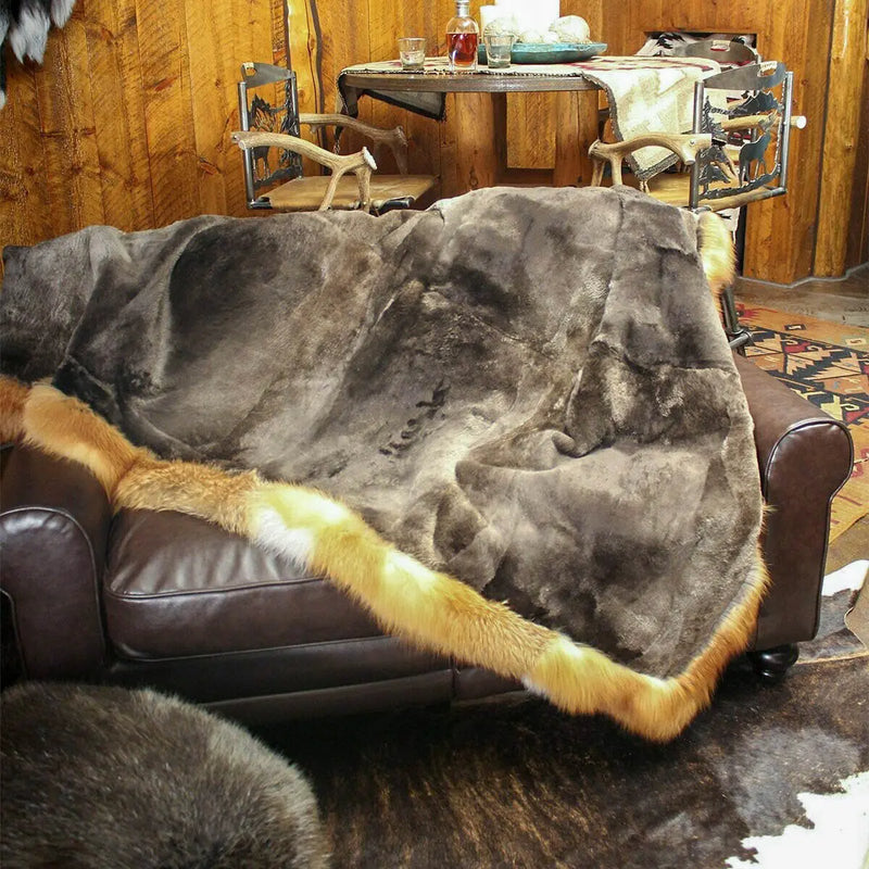 Beaver hide blanket hotsell