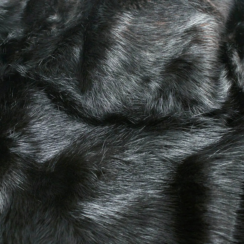 black longhair beaver fur