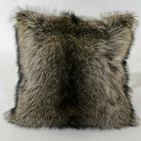 Canadian Raccoon Fur Pillow