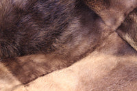 Brown Natural Longhair Beaver Fur