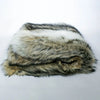 Arctic Wolf Fur Blanket