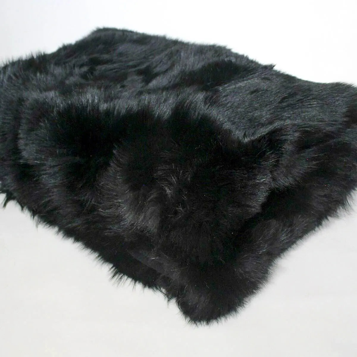 Black Coyote Fur Blanket