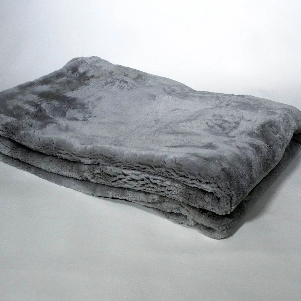 Gray Beaver Fur Blanket