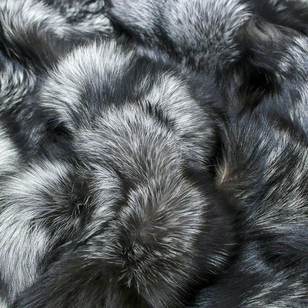 Silver Fox Rug Scandinavian Silver Fox Fur Blankets & Throws – True North Furs