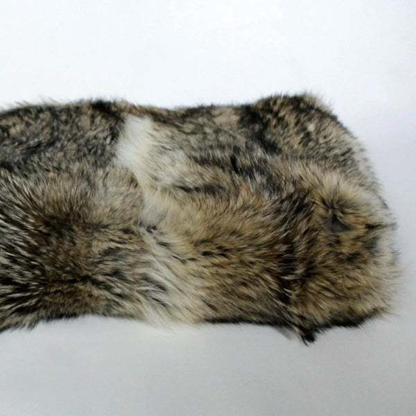 Western Coyote Fur Blanket True North Furs